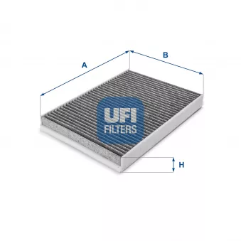 Filtre, air de l'habitacle UFI 54.143.00