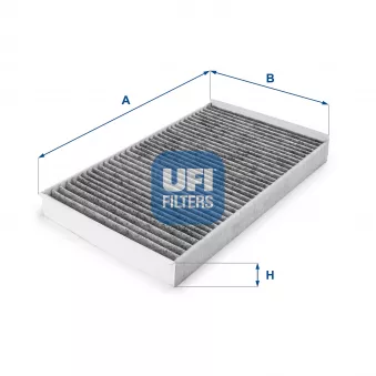 Filtre, air de l'habitacle UFI 54.145.00