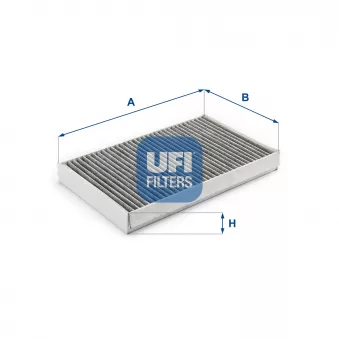 Filtre, air de l'habitacle UFI 54.155.00