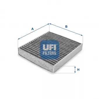 Filtre, air de l'habitacle UFI 54.158.00