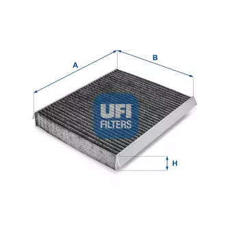 Filtre, air de l'habitacle UFI 54.171.00