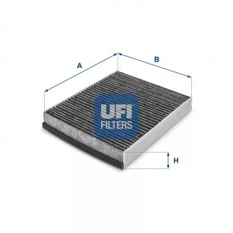 Filtre, air de l'habitacle UFI 54.218.00
