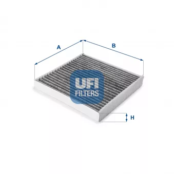 Filtre, air de l'habitacle UFI 54.223.00