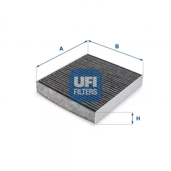 Filtre, air de l'habitacle UFI 54.227.00