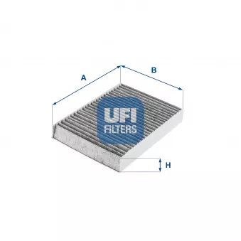 Filtre, air de l'habitacle UFI 54.245.00