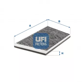 Filtre, air de l'habitacle UFI 54.246.00