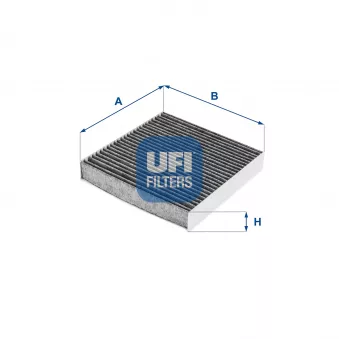 Filtre, air de l'habitacle UFI 54.248.00