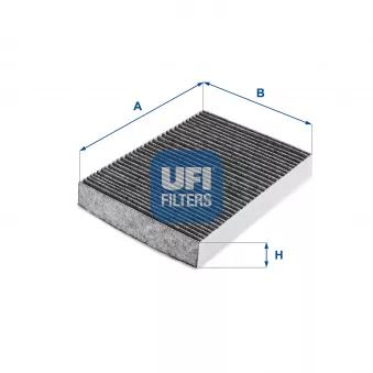 Filtre, air de l'habitacle UFI 54.249.00