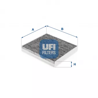 Filtre, air de l'habitacle UFI 54.266.00