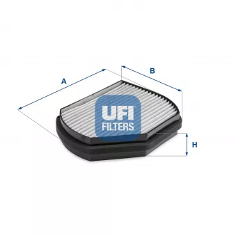Filtre, air de l'habitacle UFI 54.270.00