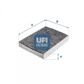 Filtre, air de l'habitacle UFI 54.291.00