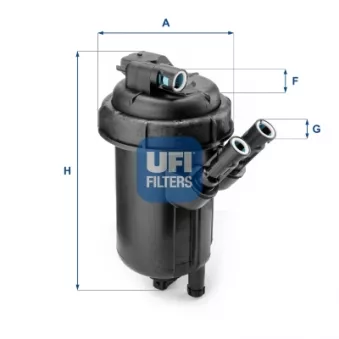Boîtier, filtre de carburant UFI