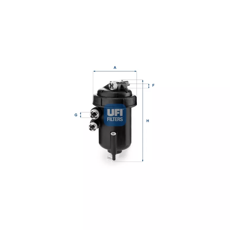 Boîtier, filtre de carburant UFI 55.127.00