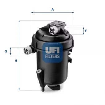 Filtre à carburant UFI 55.144.00