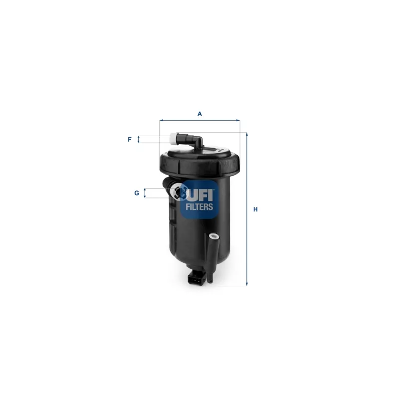 Boîtier, filtre de carburant UFI 55.147.00