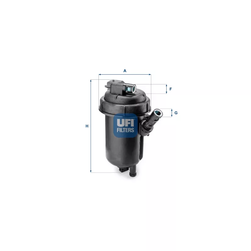 Boîtier, filtre de carburant UFI 55.152.00