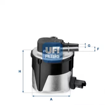 Filtre à carburant UFI 55.170.00
