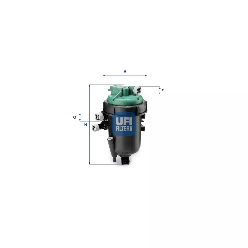 Boîtier, filtre de carburant UFI 55.178.00