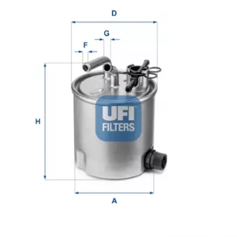 Filtre à carburant UFI 55.394.00