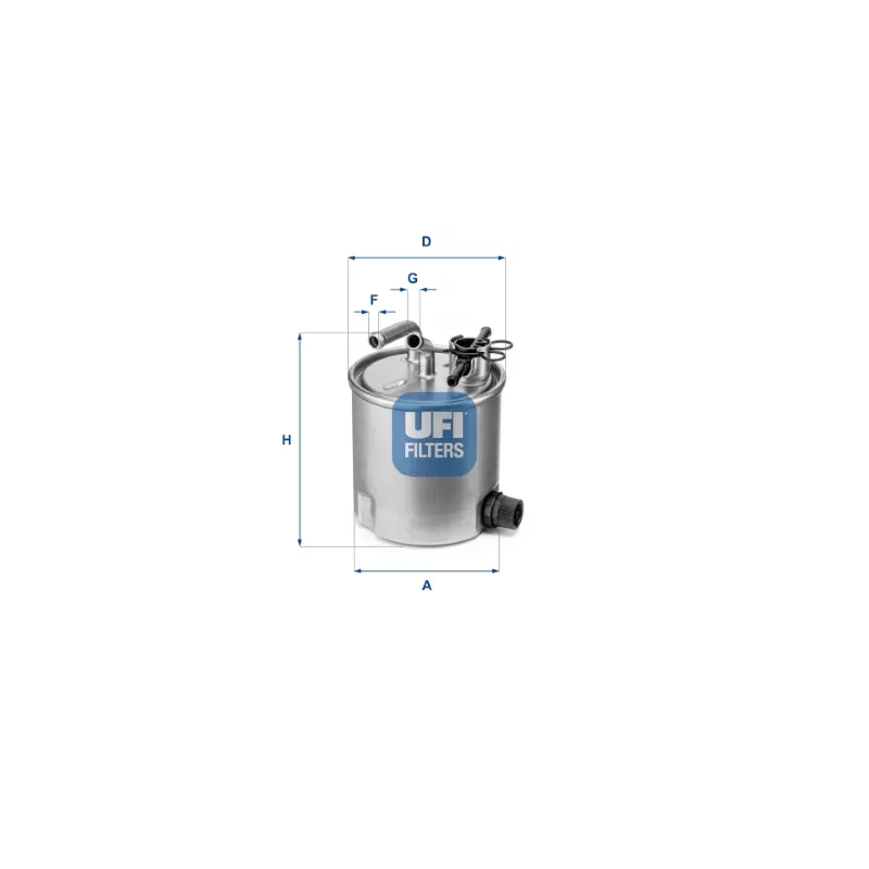 Filtre à carburant UFI 55.394.00