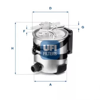 Filtre à carburant UFI 55.418.00