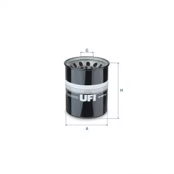 Filtre, système hydraulique de travail UFI 80.047.00