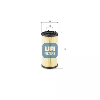 Filtre, système hydraulique de travail UFI 83.034.00