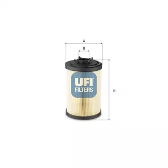 Filtre, système hydraulique de travail UFI 83.037.00