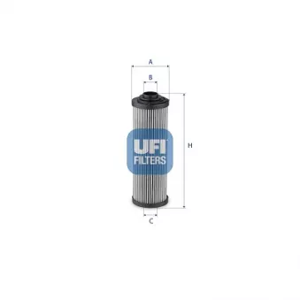 Filtre, système hydraulique de travail UFI 83.049.00