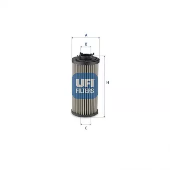 Filtre, système hydraulique de travail UFI 83.051.00