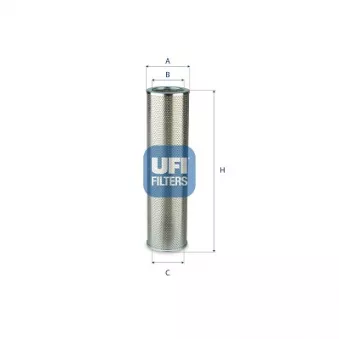 Filtre, système hydraulique de travail UFI 83.059.00