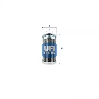 Filtre, système hydraulique de travail UFI 85.153.00