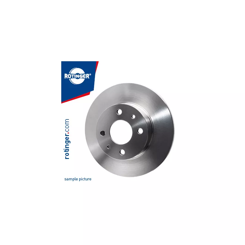 Jeu de 2 disques de frein avant ROTINGER RT 0103