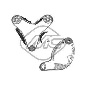 Kit de distribution par chaîne Metalcaucho 51355