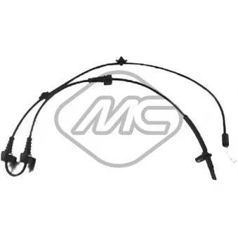 Capteur, vitesse de roue avant droit Metalcaucho 51622