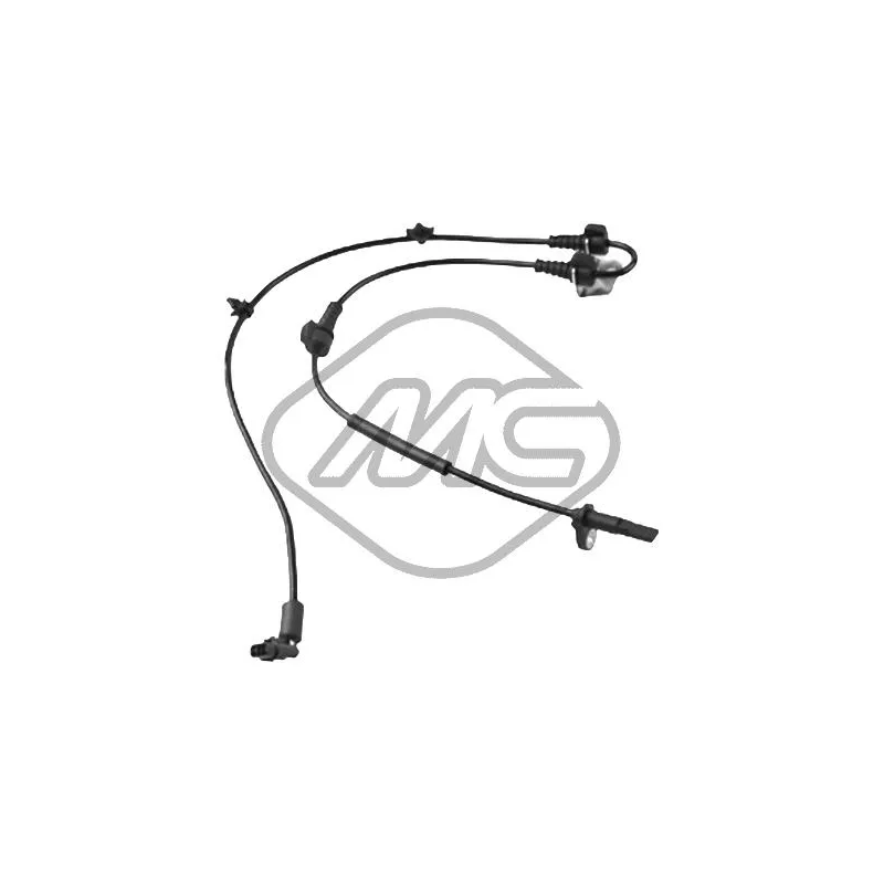 Capteur, vitesse de roue avant gauche Metalcaucho 51623
