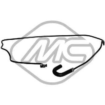 Durite de radiateur Metalcaucho 92772