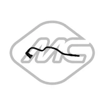 Durite de radiateur Metalcaucho 92775