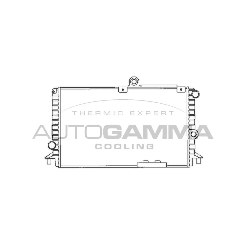 Radiateur, refroidissement du moteur AUTOGAMMA 100004