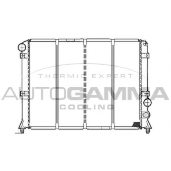 Radiateur, refroidissement du moteur AUTOGAMMA 100009