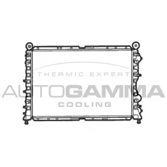 Radiateur, refroidissement du moteur AUTOGAMMA 100010