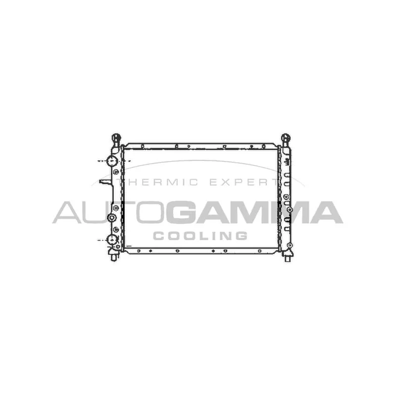 Radiateur, refroidissement du moteur AUTOGAMMA 100016