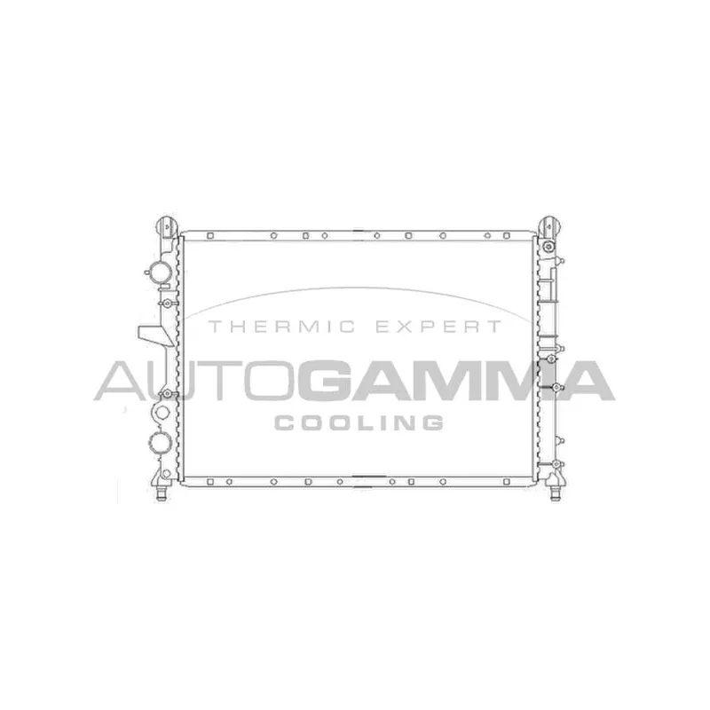 Radiateur, refroidissement du moteur AUTOGAMMA 100018
