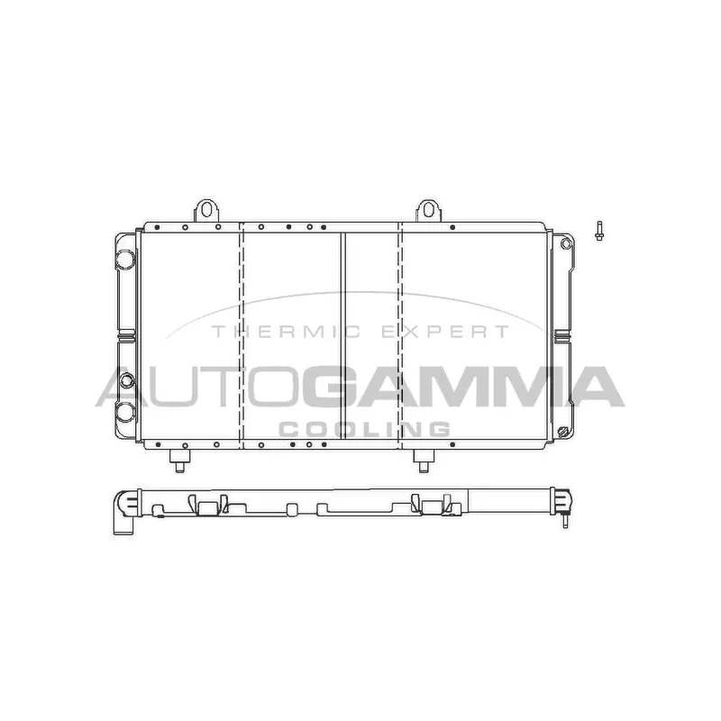 Radiateur, refroidissement du moteur AUTOGAMMA 100026