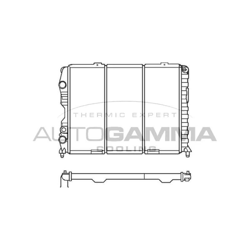 Radiateur, refroidissement du moteur AUTOGAMMA 100029