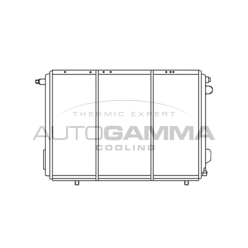 Radiateur, refroidissement du moteur AUTOGAMMA 100034