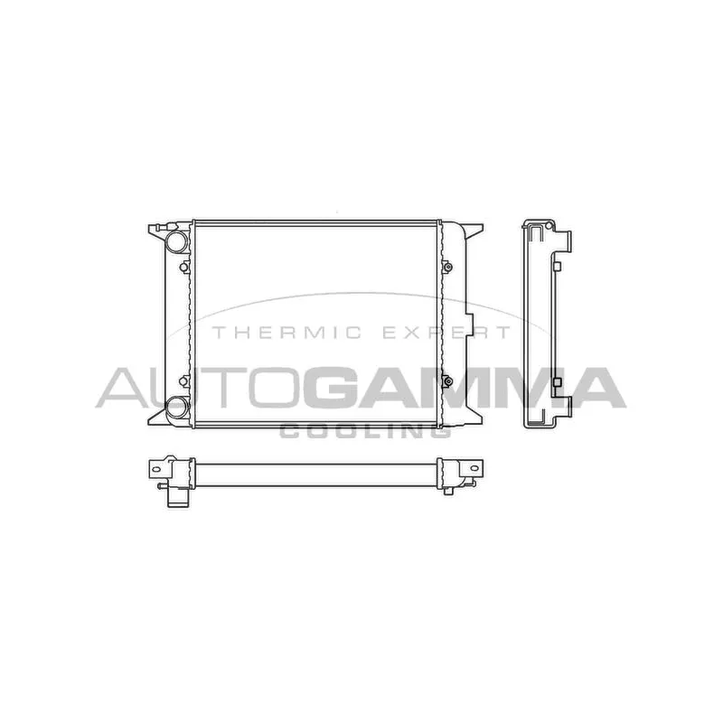 Radiateur, refroidissement du moteur AUTOGAMMA 100036