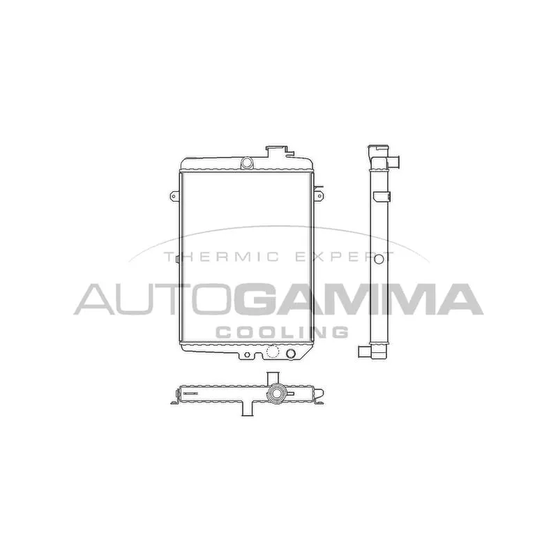 Radiateur, refroidissement du moteur AUTOGAMMA 100038