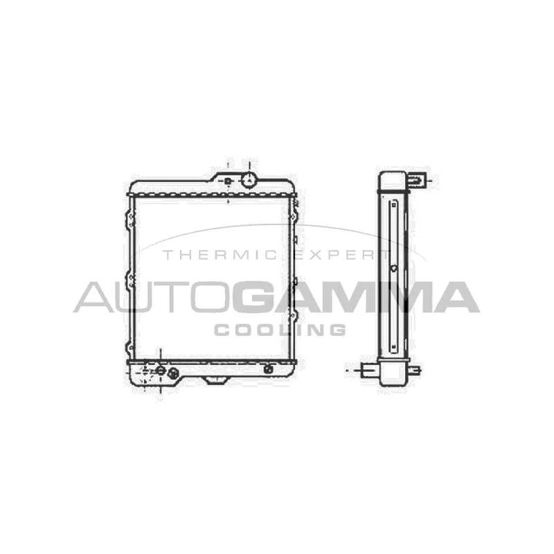 Radiateur, refroidissement du moteur AUTOGAMMA 100042