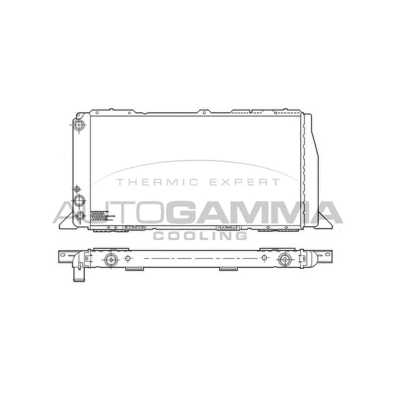 Radiateur, refroidissement du moteur AUTOGAMMA 100045
